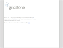 Tablet Screenshot of gridstoneresearch.com